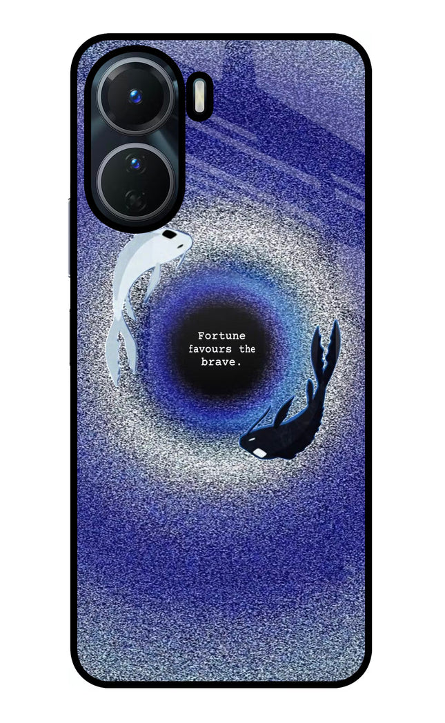 Dark Koi Vivo Y16 Glass Case