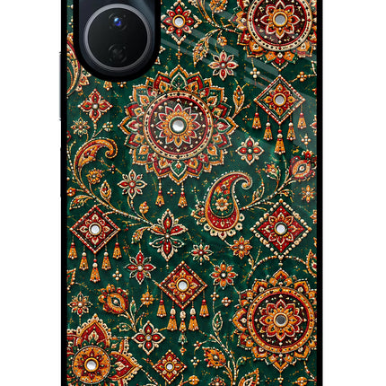 Green Pataka Vivo Y16 Glass Case