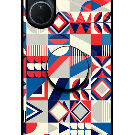 Colorful Pattern Vivo Y16 Pop Case by Casekaro