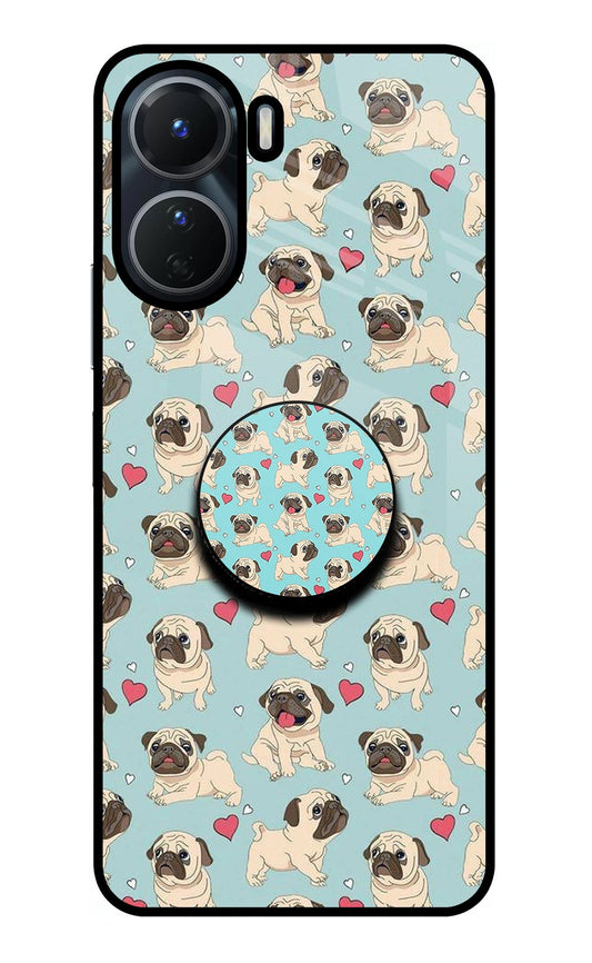 Pug Dog Vivo Y16 Glass Case