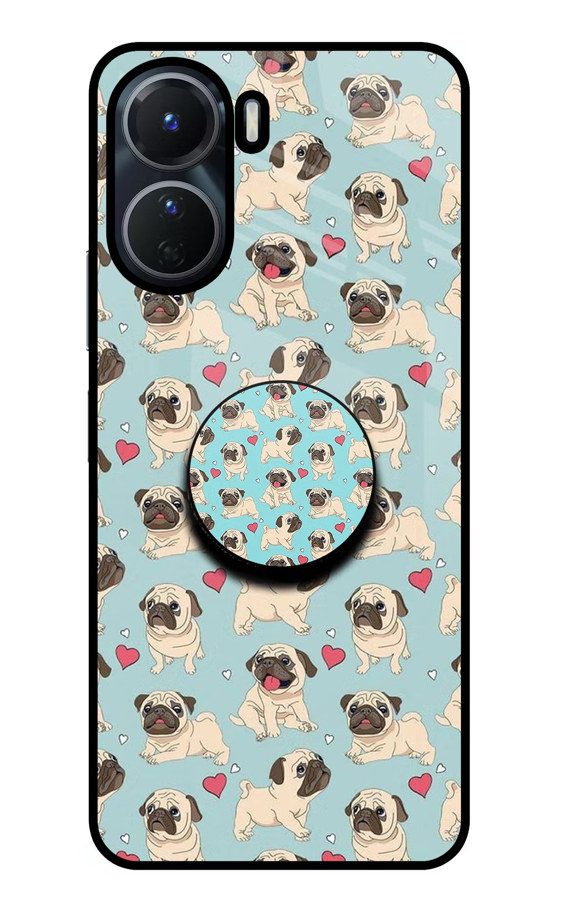 Pug Dog Vivo Y16 Pop Case by Casekaro