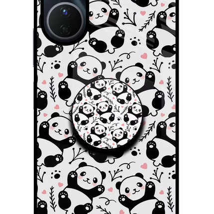 Cute Panda Vivo Y16 Pop Case by Casekaro