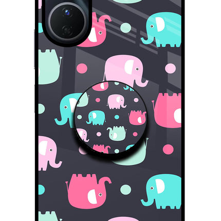 Baby Elephants Vivo Y16 Pop Case by Casekaro