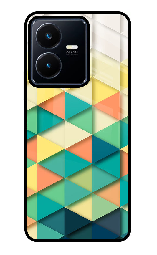 Abstract Vivo Y22 Glass Case