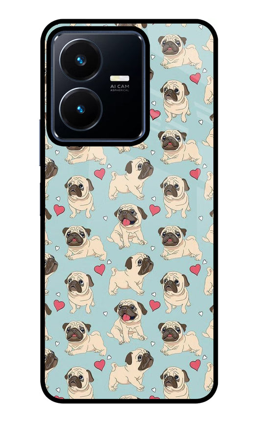 Pug Dog Vivo Y22 Glass Case