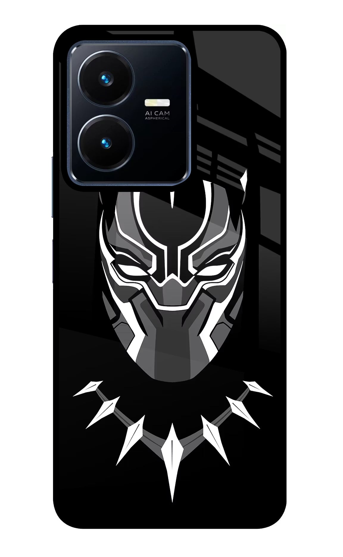 Black Panther Vivo Y22 Glass Case