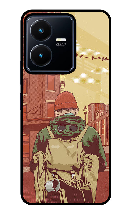 Adventurous Vivo Y22 Glass Case