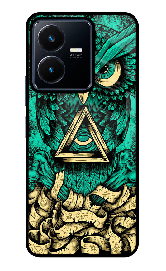 Green Owl Vivo Y22 Glass Case