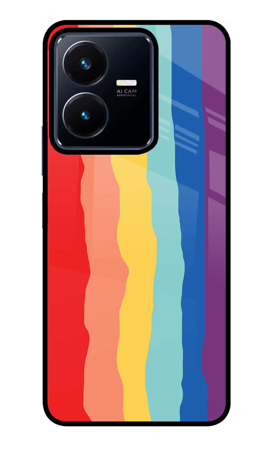 Rainbow Vivo Y22 Glass Case