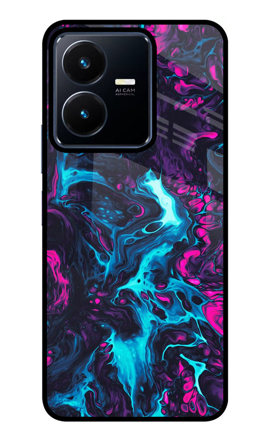 Abstract Vivo Y22 Glass Case