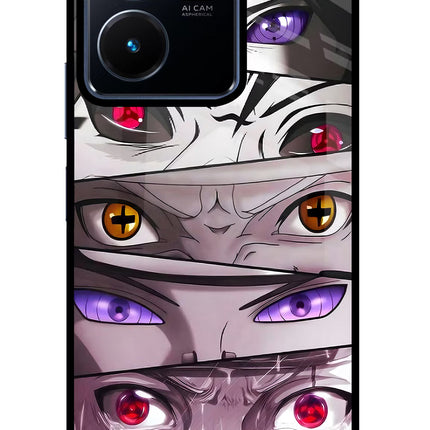 Naruto Anime Vivo Y22 Glass Case Back Cover by Casekaro