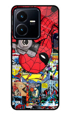 Spider Man Vivo Y22 Glass Case