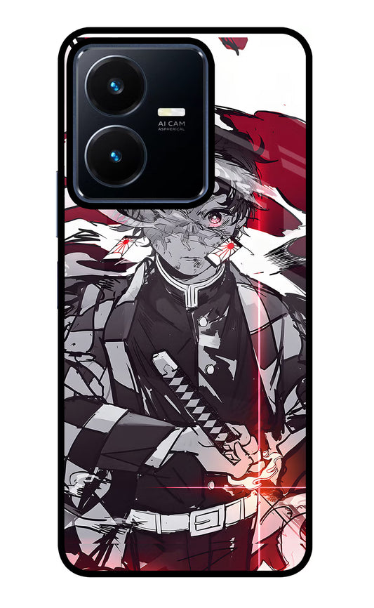 Demon Slayer Vivo Y22 Glass Case