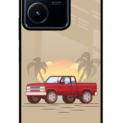 Desert Classic Drive Vivo Y22 Glass Case