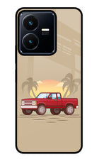 Desert Classic Drive Vivo Y22 Glass Case