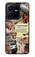 Capricorn Zodiac Vivo Y22 Glass Case