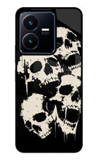 Dead Stack Vivo Y22 Glass Case Back Cover by Casekaro