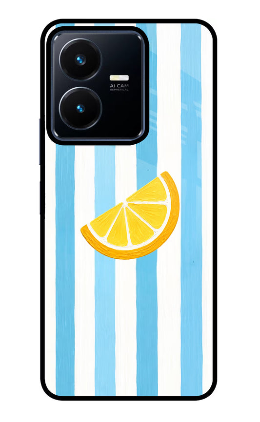 Summer Lemon Vivo Y22 Glass Case
