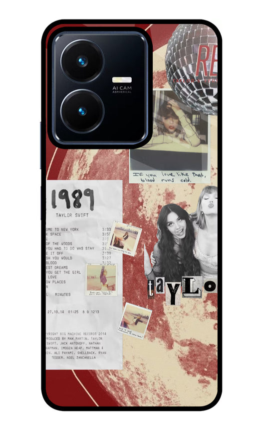 Taylor Swift Vivo Y22 Glass Case