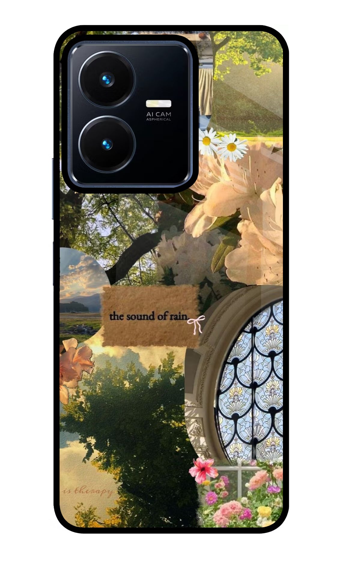 Rain Vivo Y22 Glass Case