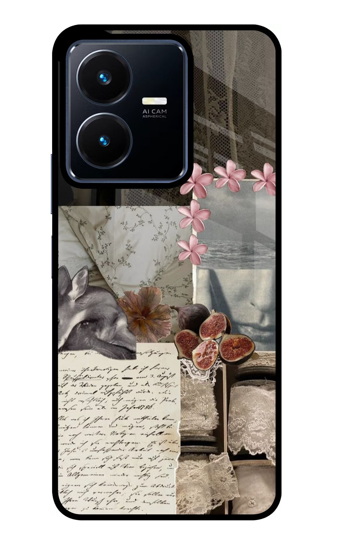 Midnight Sky Vivo Y22 Glass Case