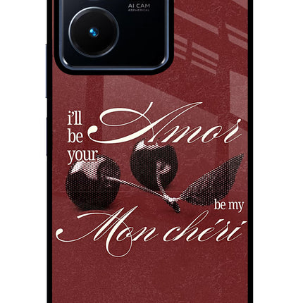 Velvet Cherry Vivo Y22 Glass Case