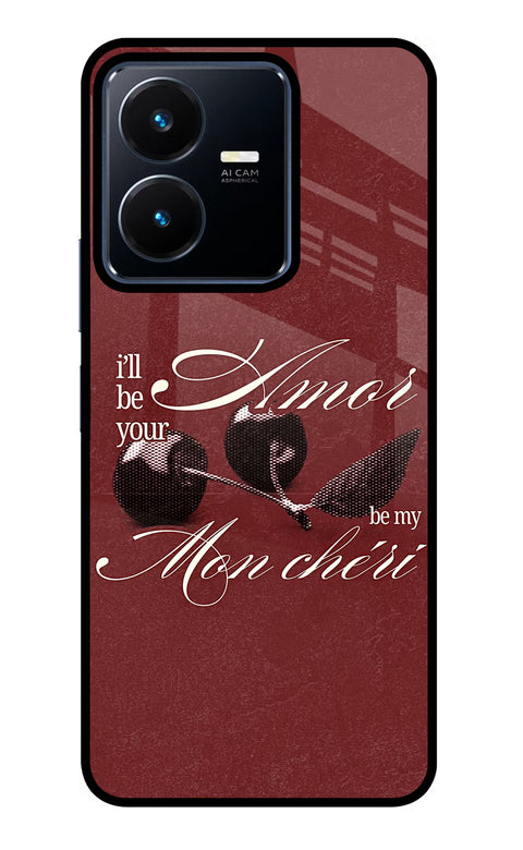 Velvet Cherry Vivo Y22 Glass Case