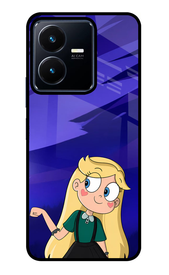 Star Glow Vivo Y22 Glass Case