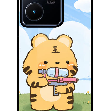 Tiger Treat Vivo Y22 Glass Case