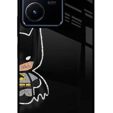 Bat Kitty Vivo Y22 Glass Case