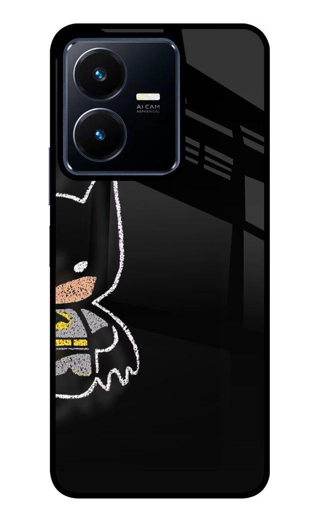 Bat Kitty Vivo Y22 Glass Case