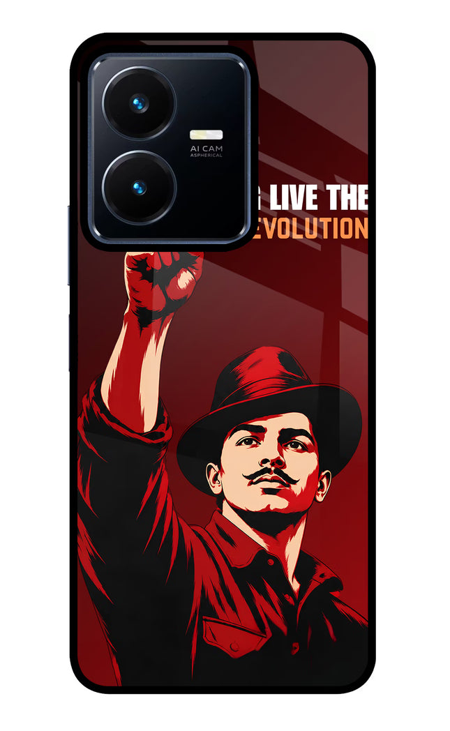 Bhagat Singh Revolution Vivo Y22 Glass Case