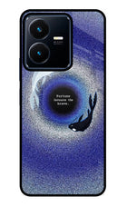 Dark Koi Vivo Y22 Glass Case