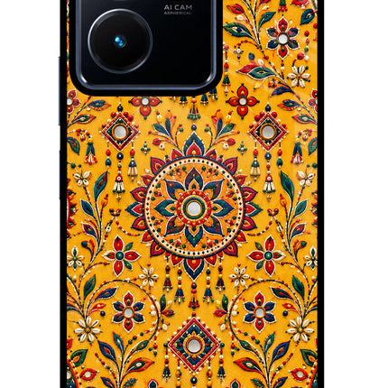 Sunlit Aura Vivo Y22 Glass Case