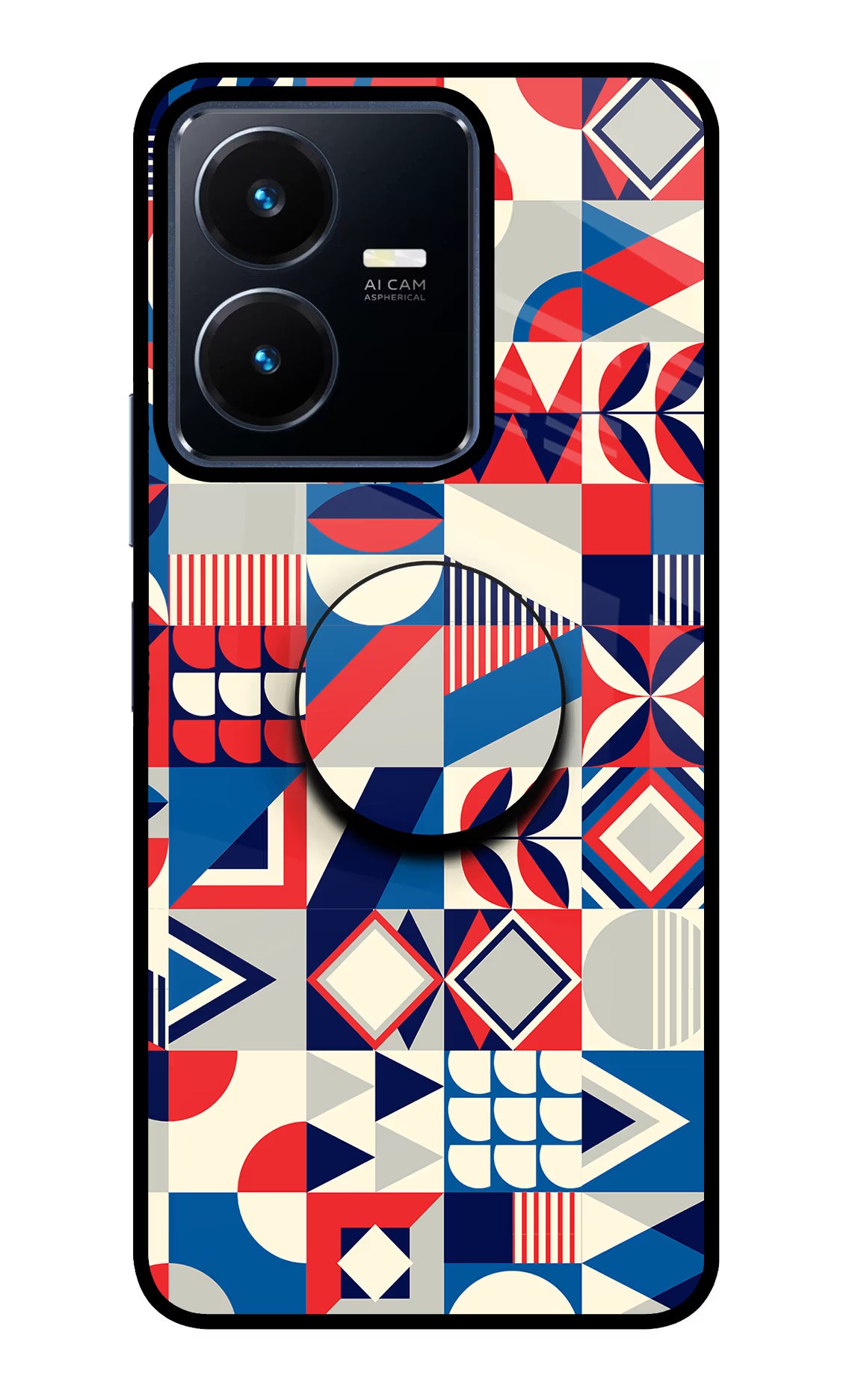 Colorful Pattern Vivo Y22 Pop Case by Casekaro