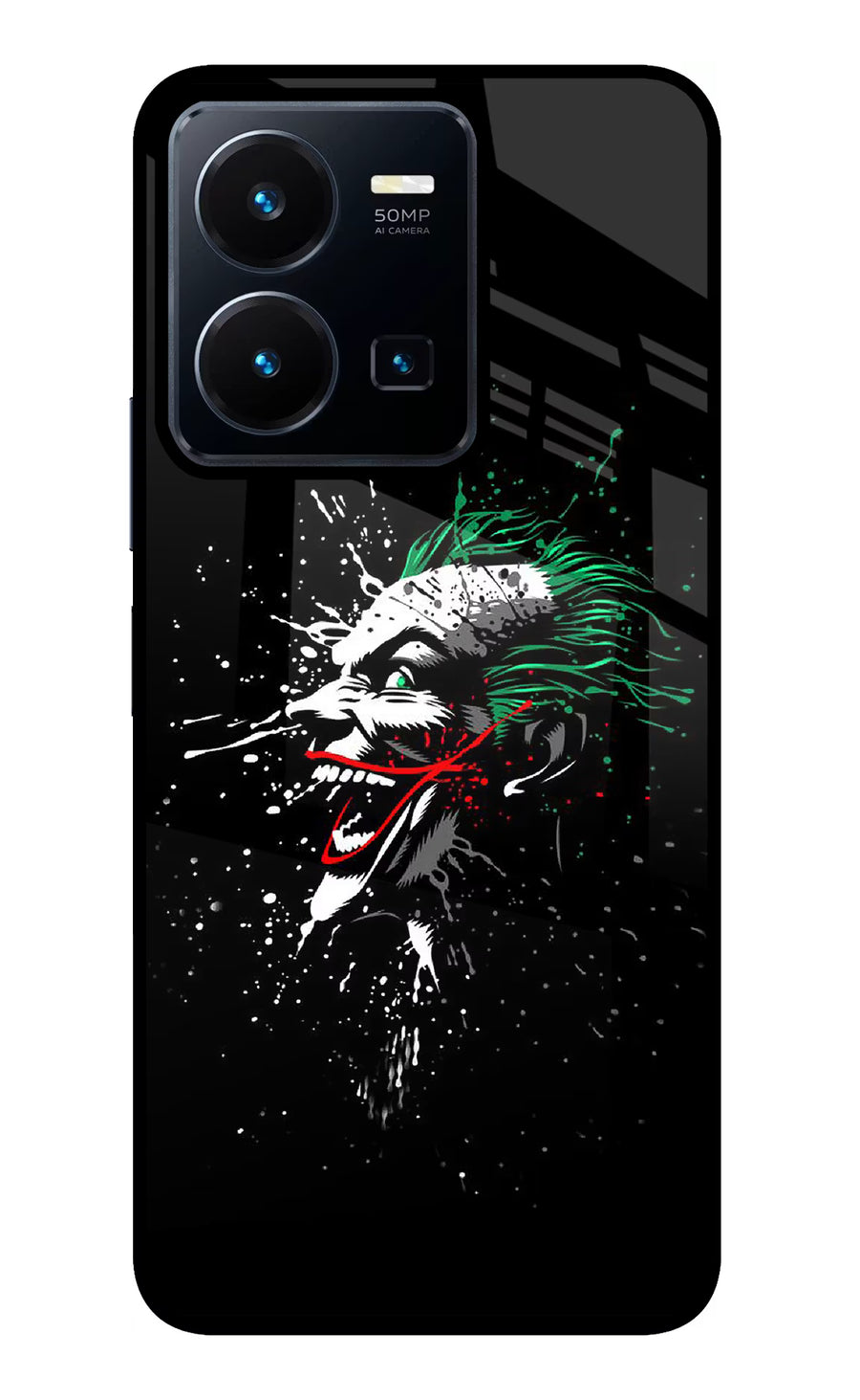 Joker Vivo Y35 Back Cover, Glass case