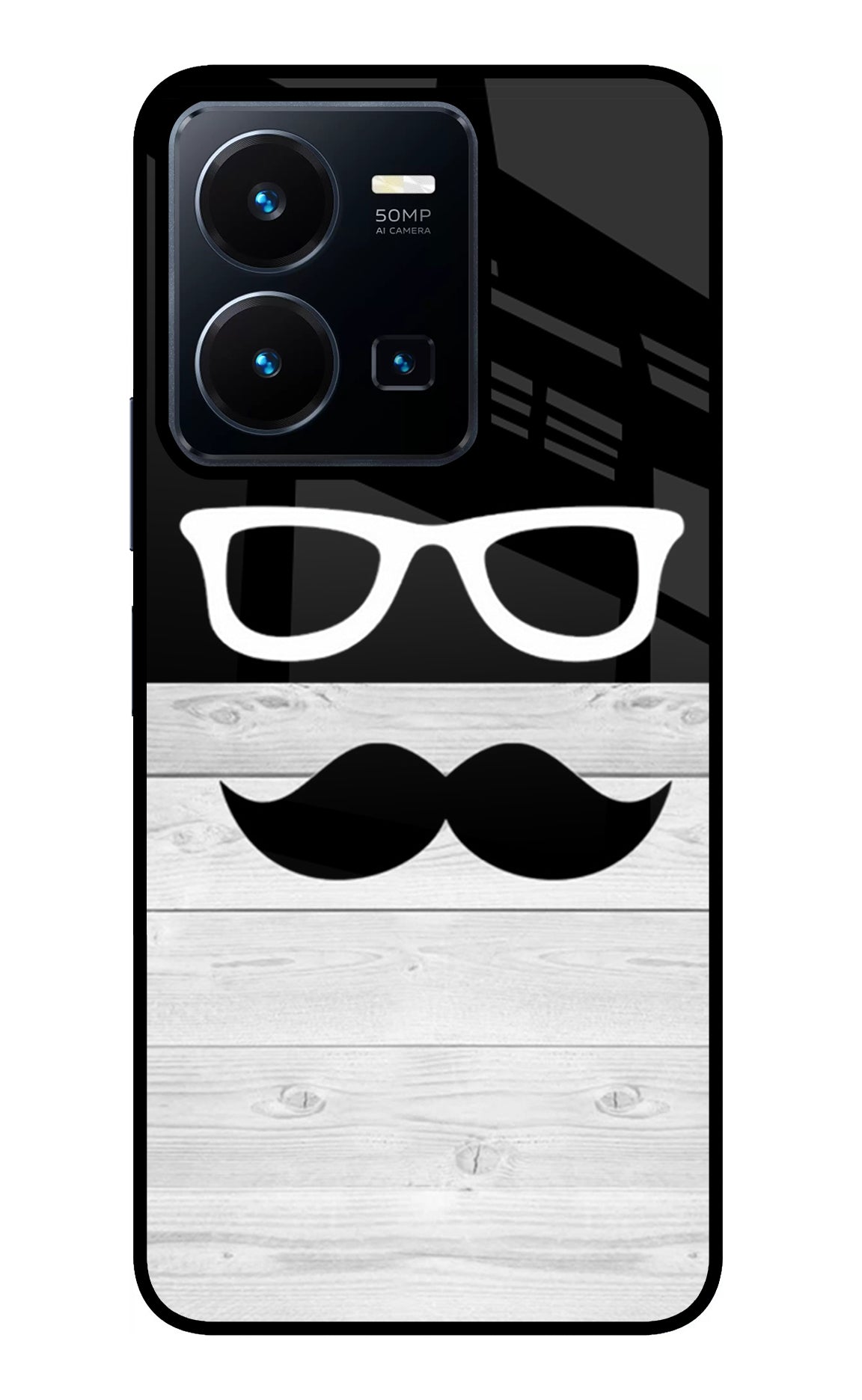 Mustache Vivo Y35 Back Cover