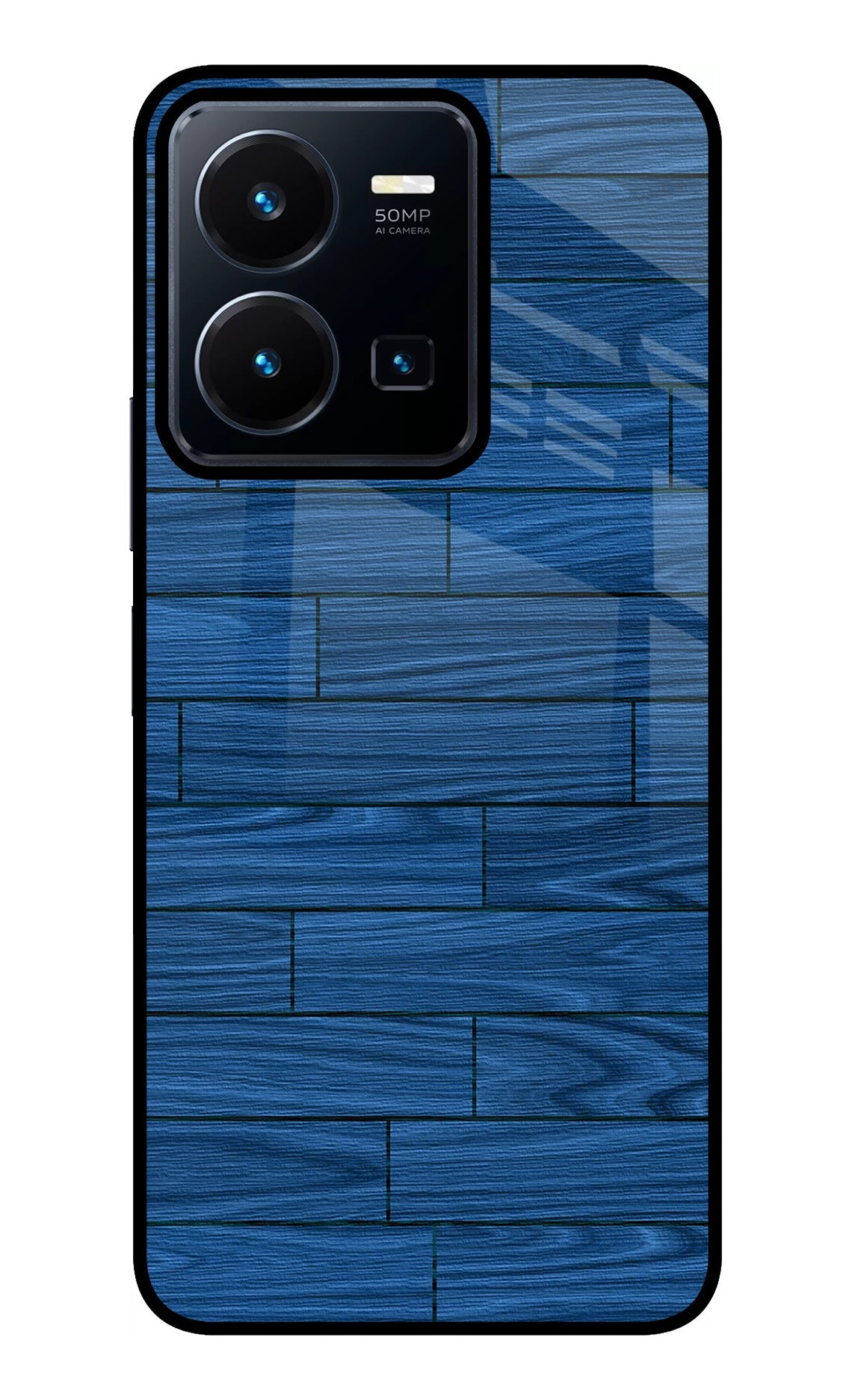 Wooden Texture Vivo Y35 Back Cover