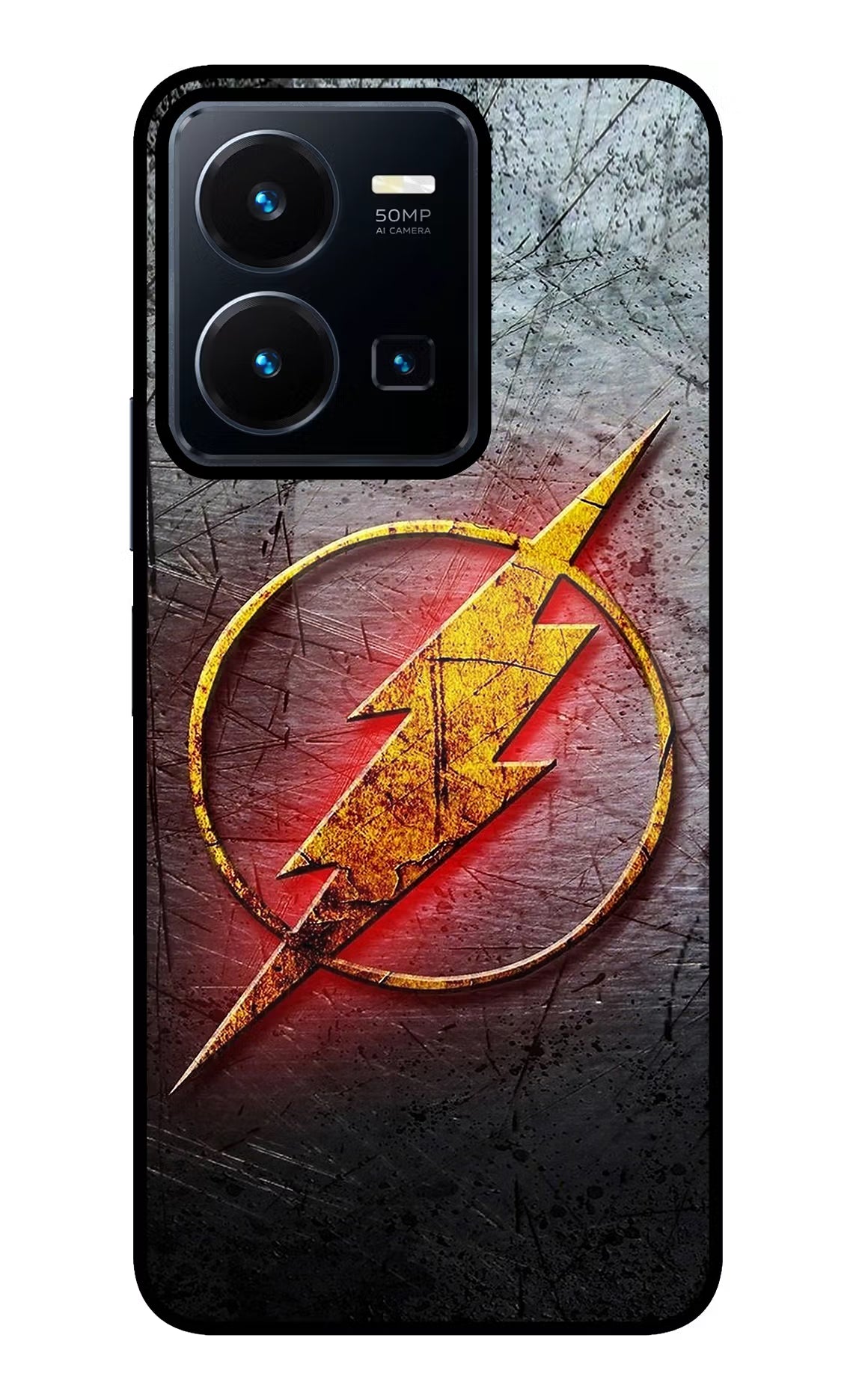 Flash Vivo Y35 Glass Case Back Cover by Casekaro