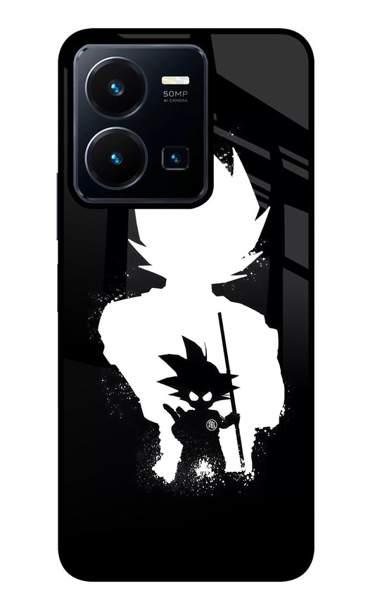 Goku Shadow Vivo Y35 Glass Case