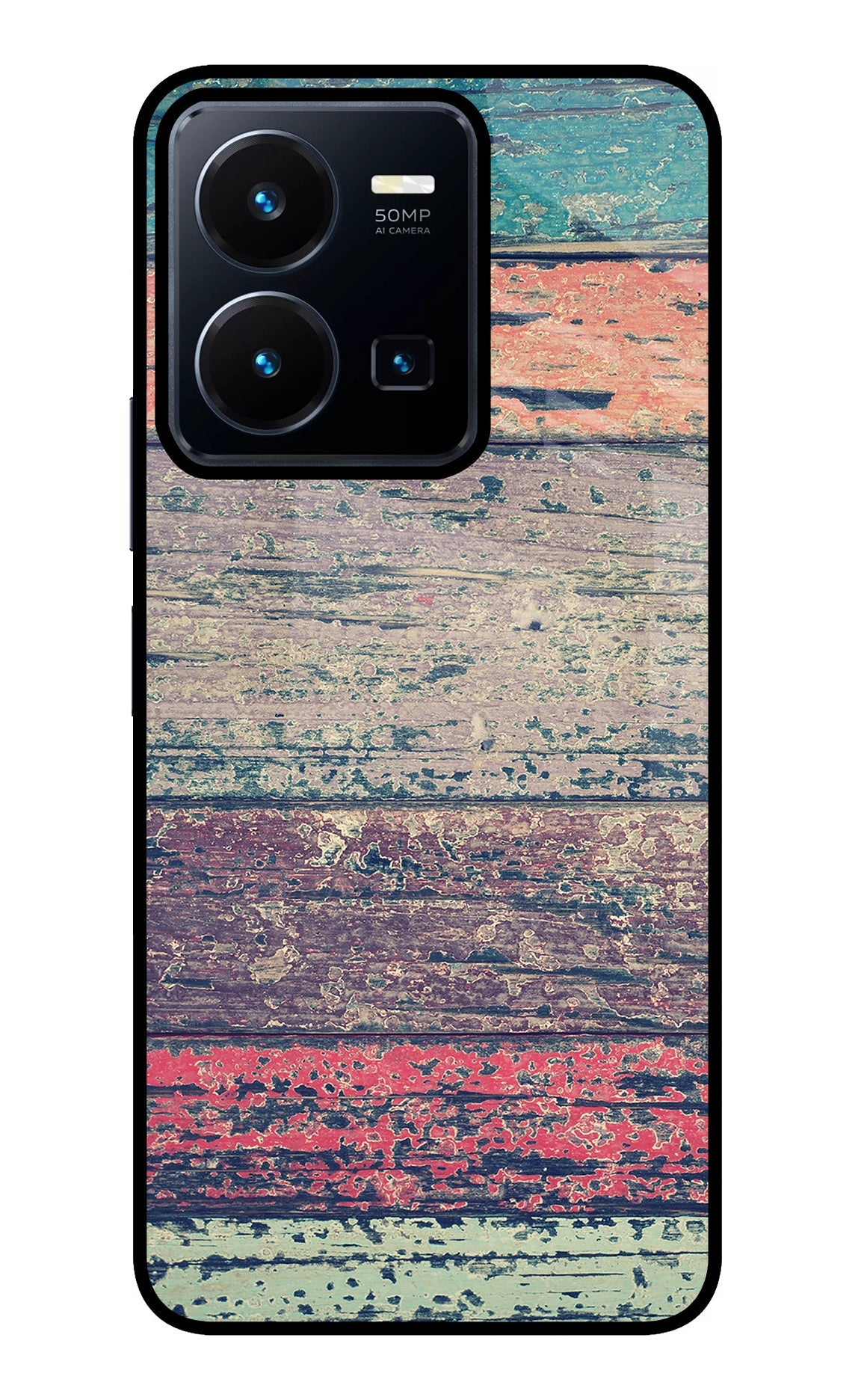 Colourful Wall Vivo Y35 Back Cover