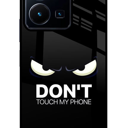 Don'T Touch My Phone Vivo Y35 Glass Case