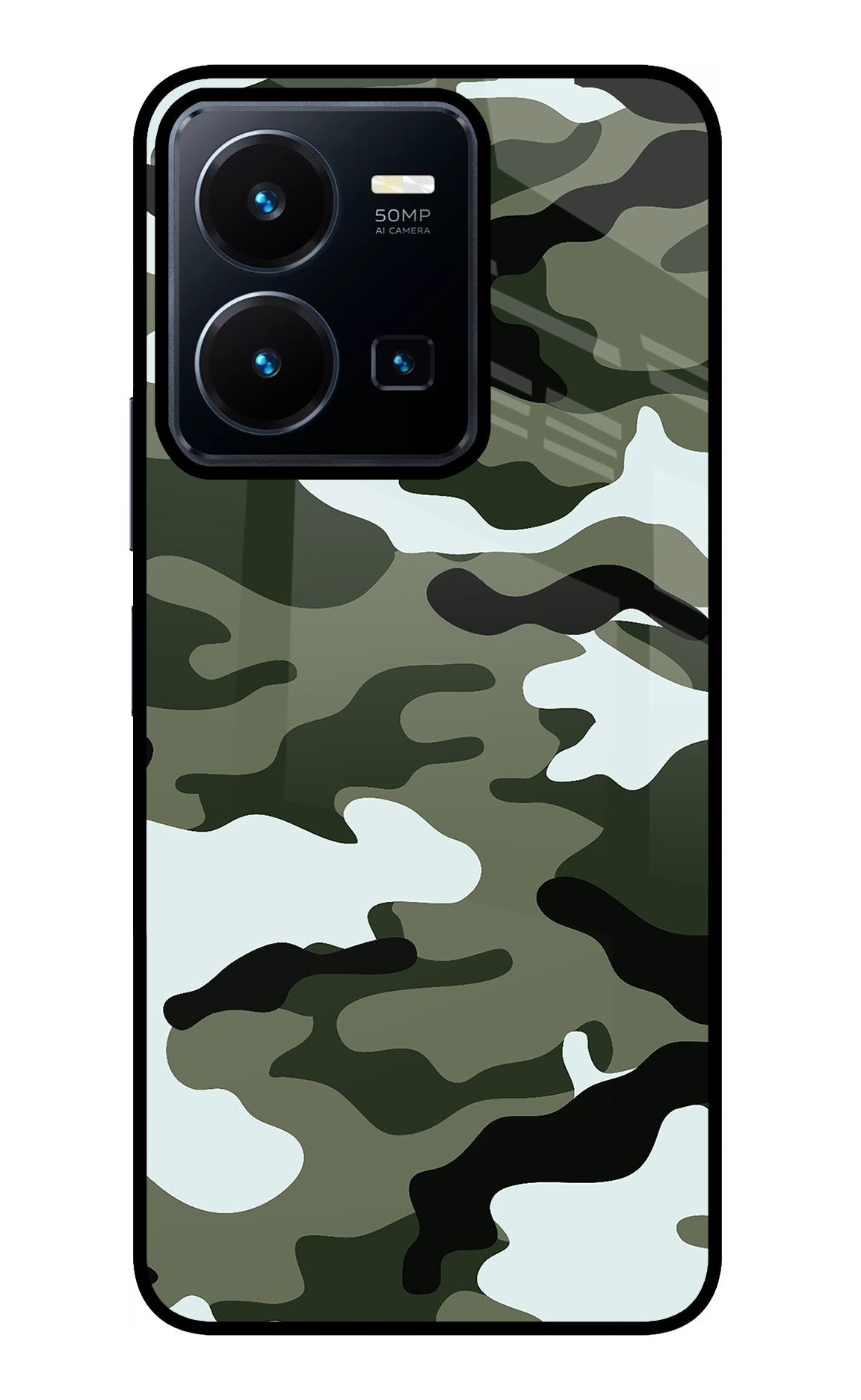 Camouflage Vivo Y35 Back Cover