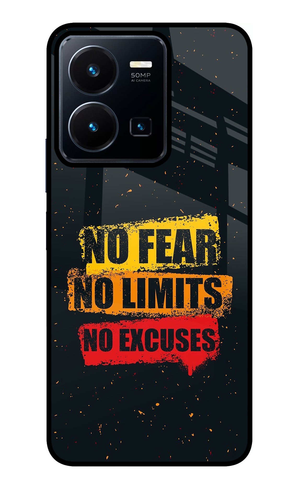 No Fear No Limits No Excuse Vivo Y35 Back Cover