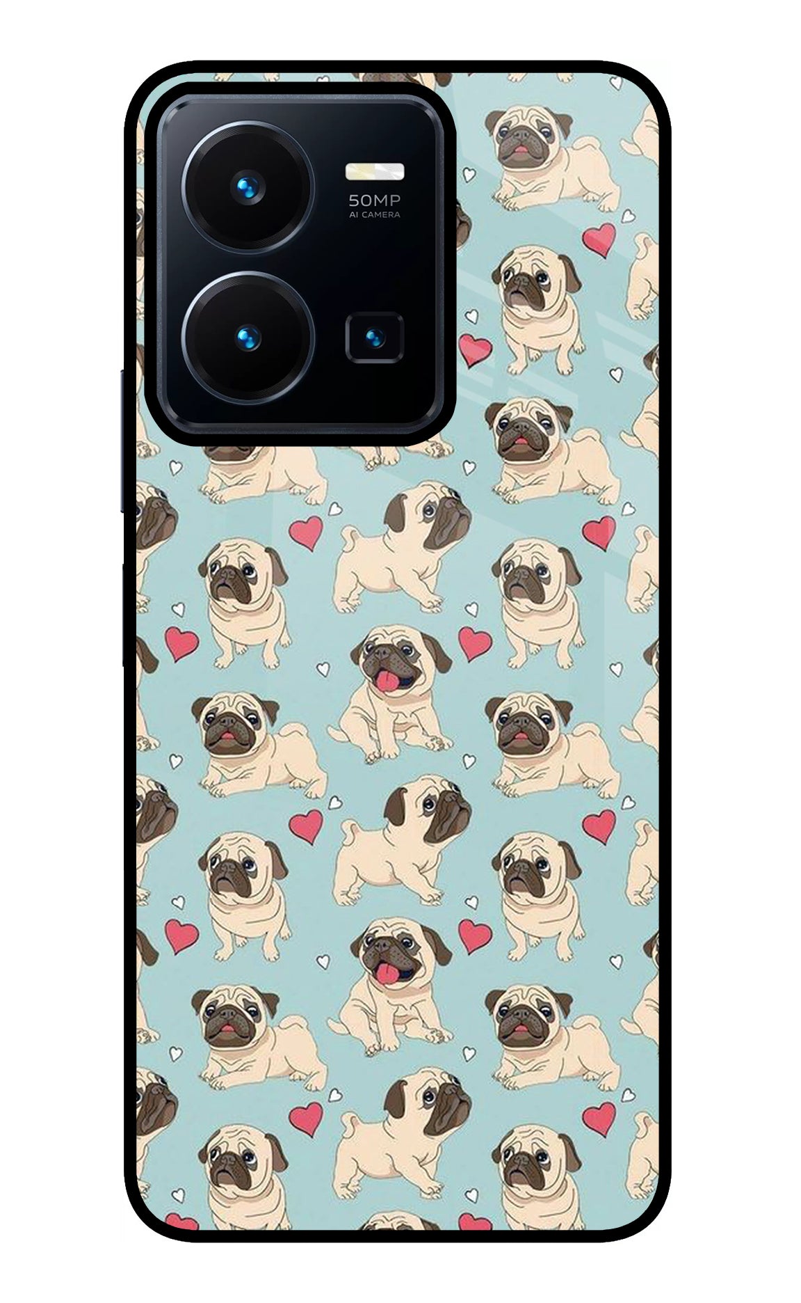 Pug Dog Vivo Y35 Back Cover