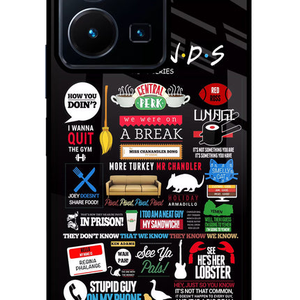 FRIENDS Vivo Y35 Glass Case
