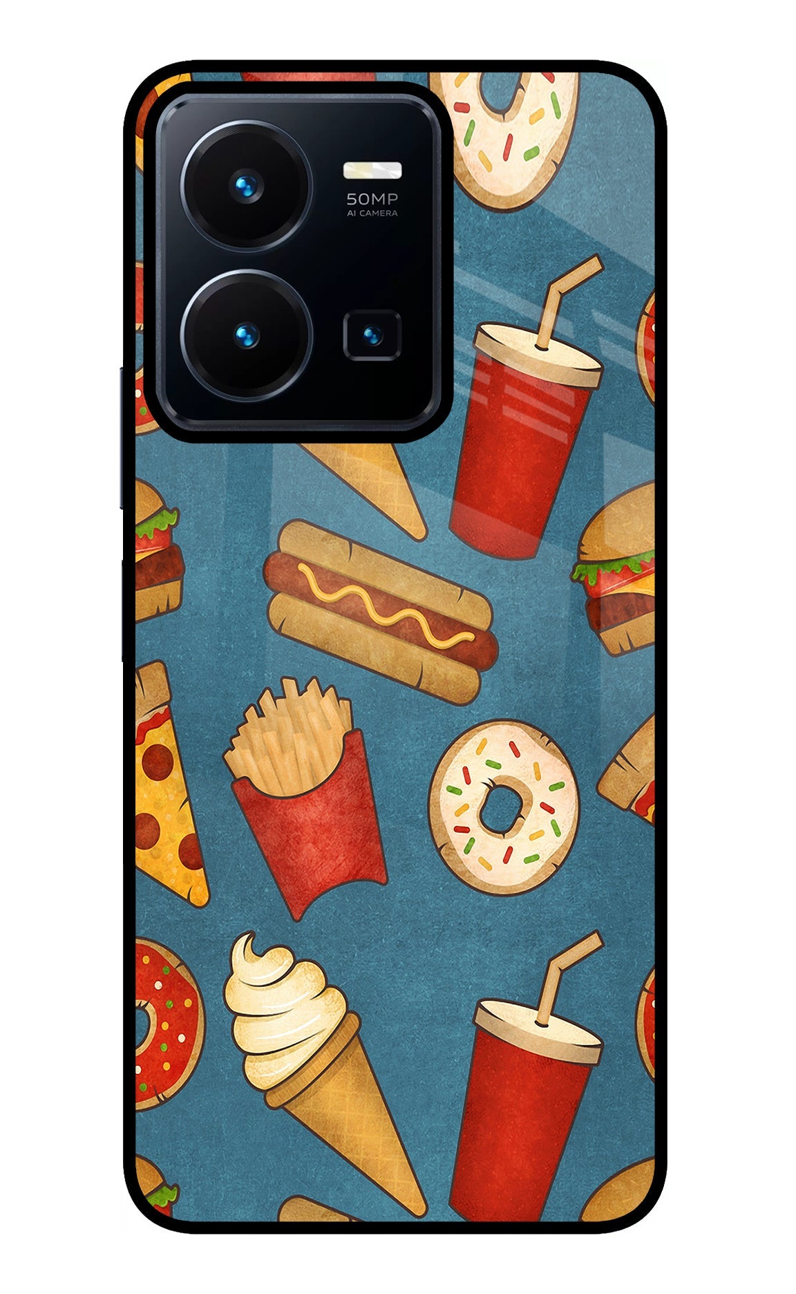 Foodie Vivo Y35 Back Cover