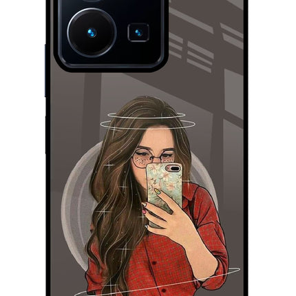 Selfie Queen Vivo Y35 Glass Case
