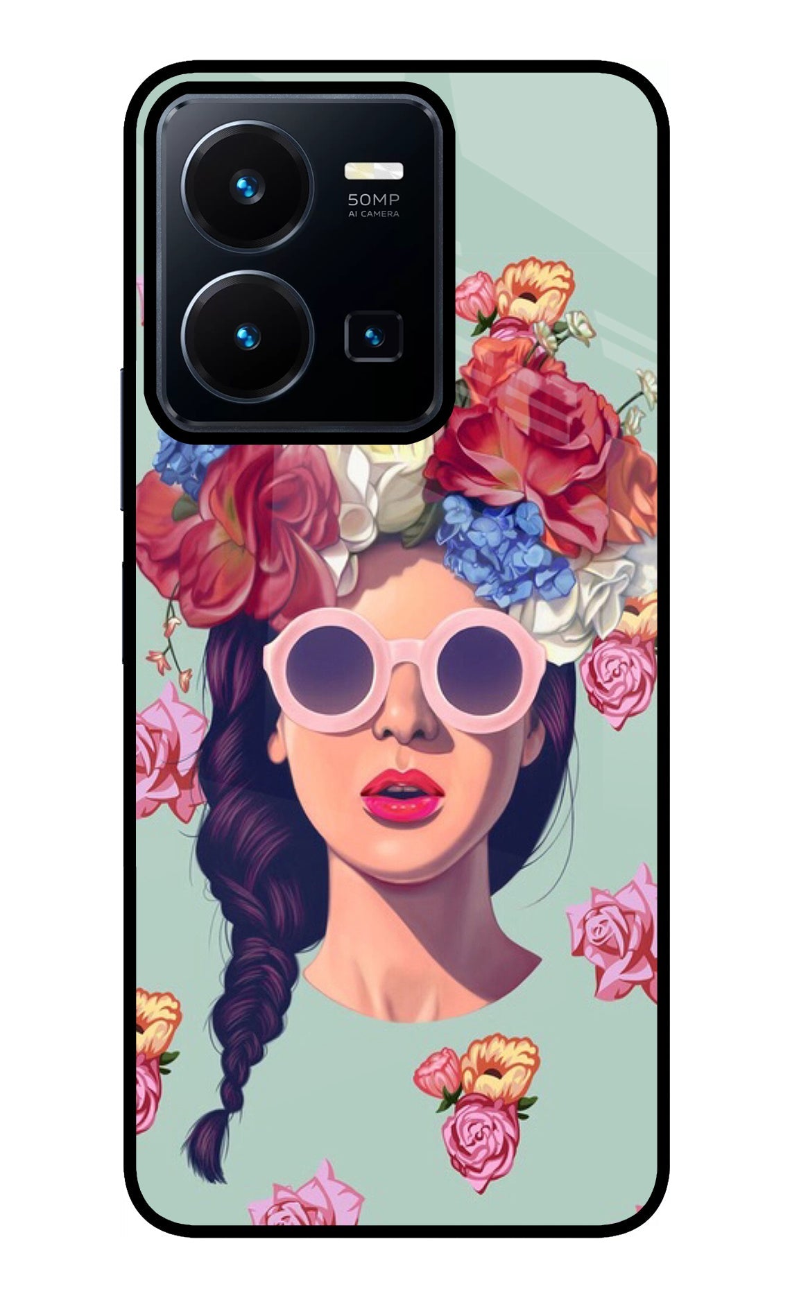 Pretty Girl Vivo Y35 Back Cover