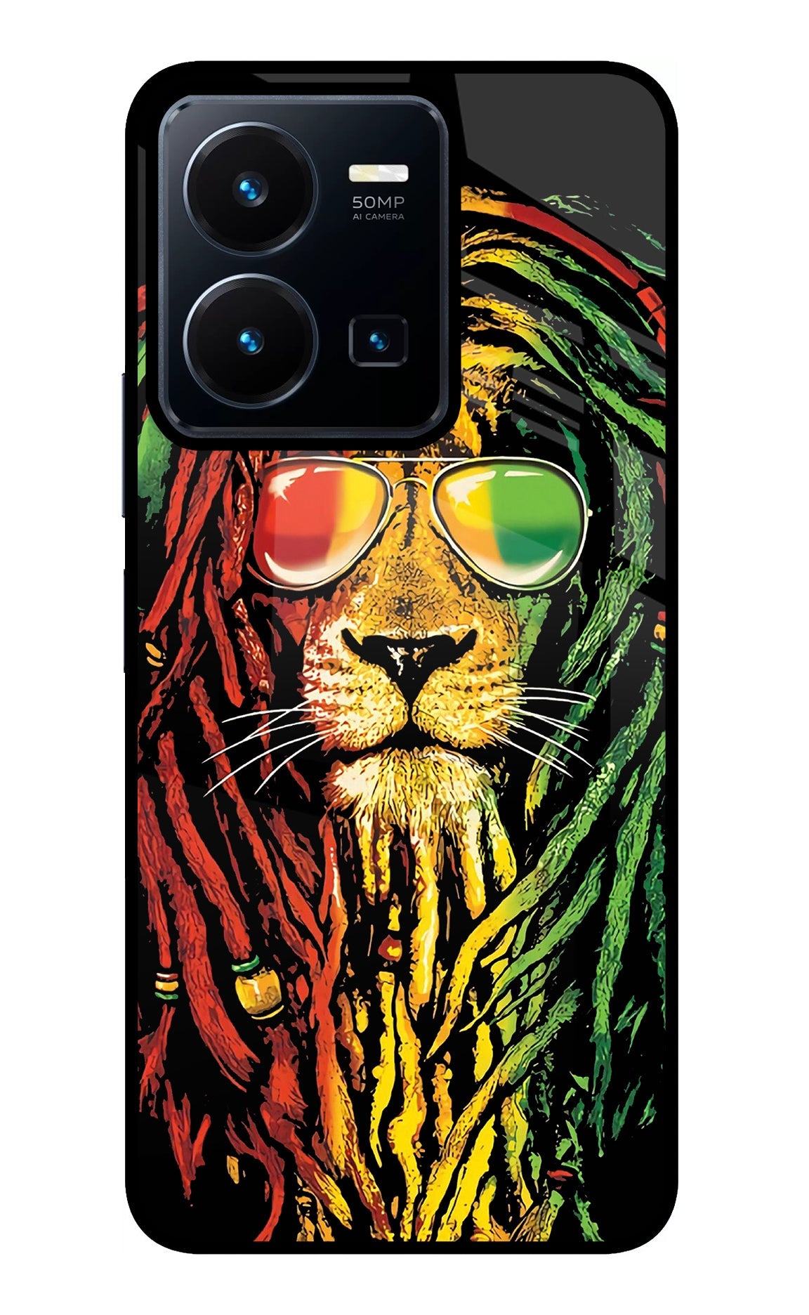 Rasta Lion Vivo Y35 Back Cover